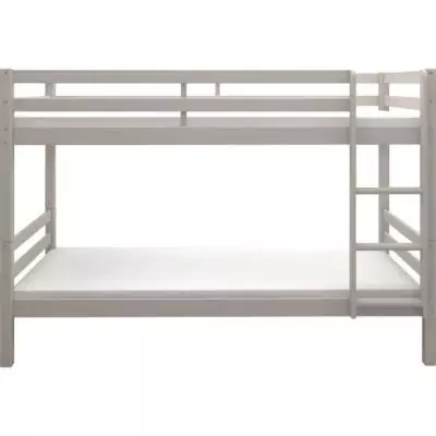 Lits superposés enfant séparables - Pin massif gris clair Lits superposés enfant séparables - Pin massif gris clair