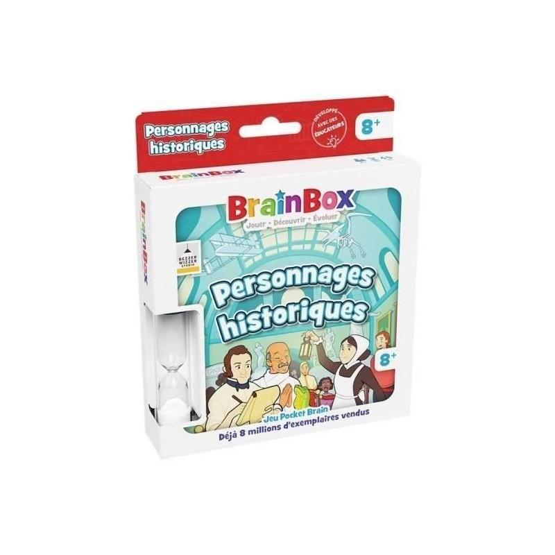 Jeu d'apprentissage BrainBox Pocket : Personnages Historiques