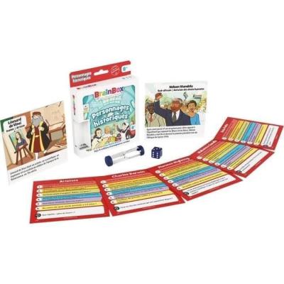 Jeu d'apprentissage BrainBox Pocket : Personnages Historiques