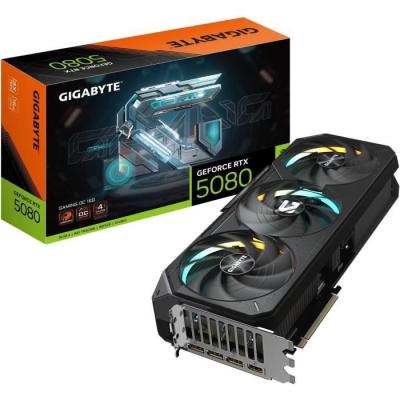 Carte graphique GIGABYTE GeForce RTX 5080 GAMING OC - 16 Go