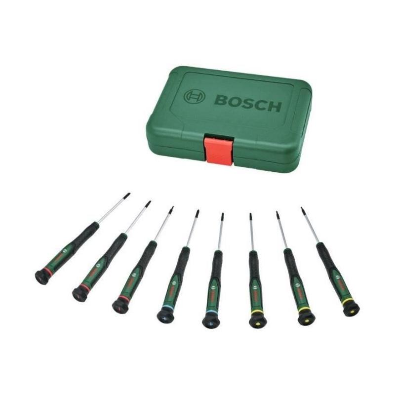 Set de tournevis Bosch 8 pcs pour bricolage et artisanat