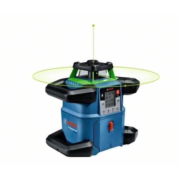 Laser rotatif Bosch Professional GRL 650 CHVG avec piles, cellule de réception, support de fixation, en L-Boxx - 0601061V01