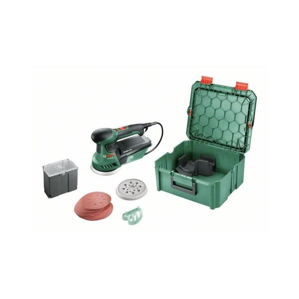 Ponceuse excentrique BOSCH - PEX 300 AE + 1 boîte a rangement SystemBox taille M
