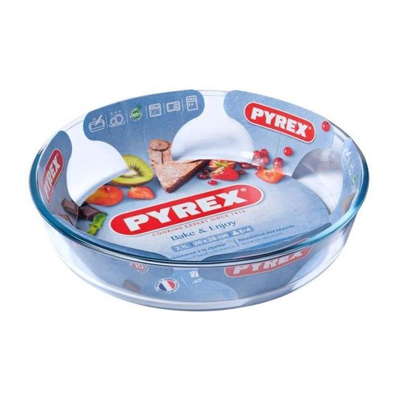 Moule à manqué Pyrex 26 cm en verre borosilicate