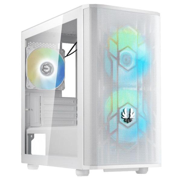 Boîtier PC - BITFENIX - Nova Mesh SE M-ATX ARGB (Blanc) - Mini tour - Micro-ATX - 3 ventilateurs ARGB