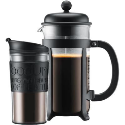 Cafetière à piston BODUM - JAVA SET - 8 tasses + mug isotherme 