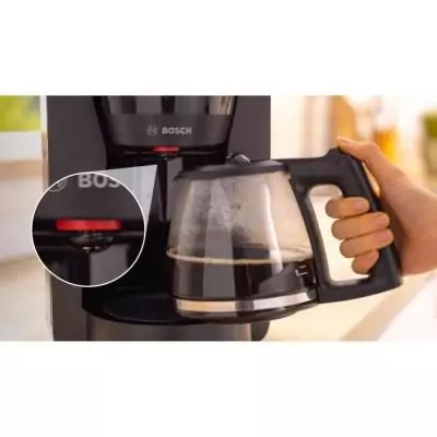 Cafetière Filtre Bosch TKA2M113 MyMoment Noire 1,25L - Anti-gouttes Cafetière Filtre Bosch TKA2M113 MyMoment Noire 1,25L - Anti-gouttes