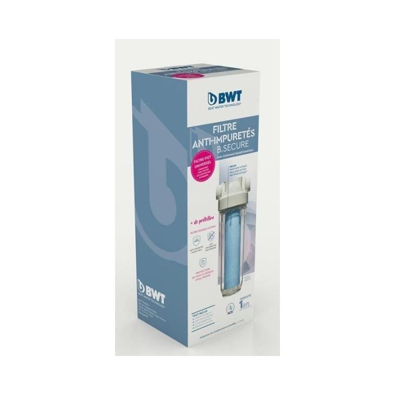 Filtre BWT B.SECURE 25µm - Protection antibactérienne