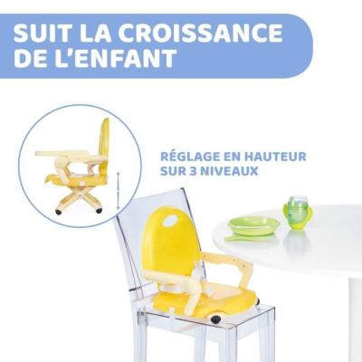 Rehausseur de Table Chicco Pocket Snack Saffron