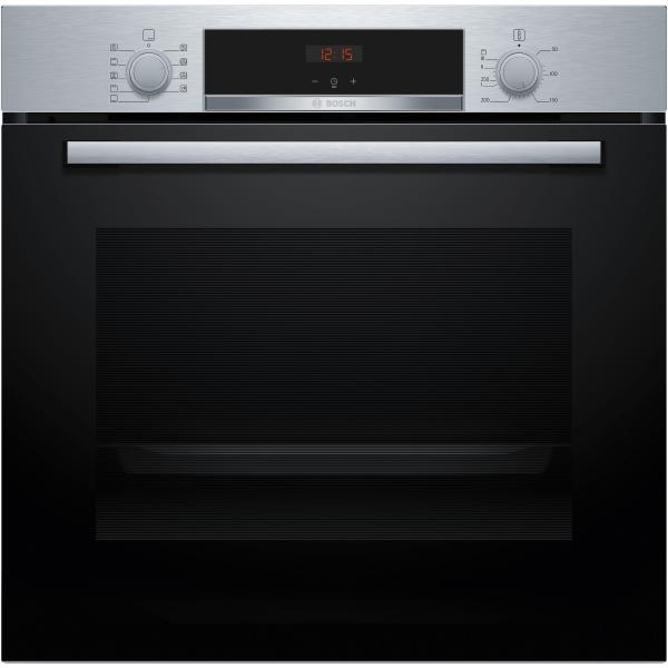 Four intégrable Ecoclean - BOSCH SER4 - HBA534BS3F - Inox - 71 L - Classe énergie A+ - 59,5 x 59,4 x 54,8 cm