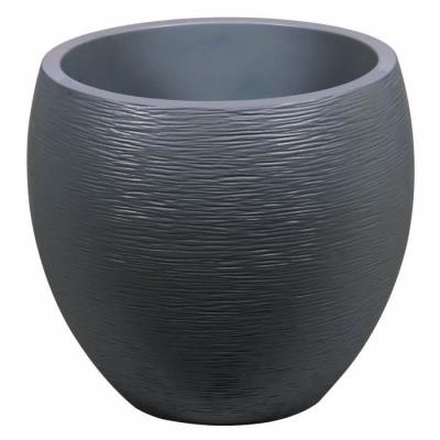 Pot de fleur EDA rond Graphit Ø50cm - 46L Gris anthracite