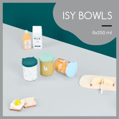 Pots de conservation en verre Babymoov ISY BOWLS 250ml