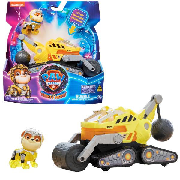 Véhicule + Figurine Ruben La Super Patrouille - Le Film - PAW PATROL - Effets sonores et lumineux