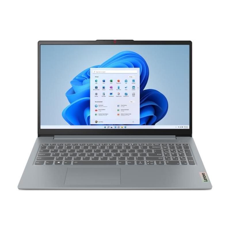 PC portable LENOVO IdeaPad Slim 3 15ABR8 : Windows 11, Ryzen 5 5625U, 16Go RAM, 512Go SSD