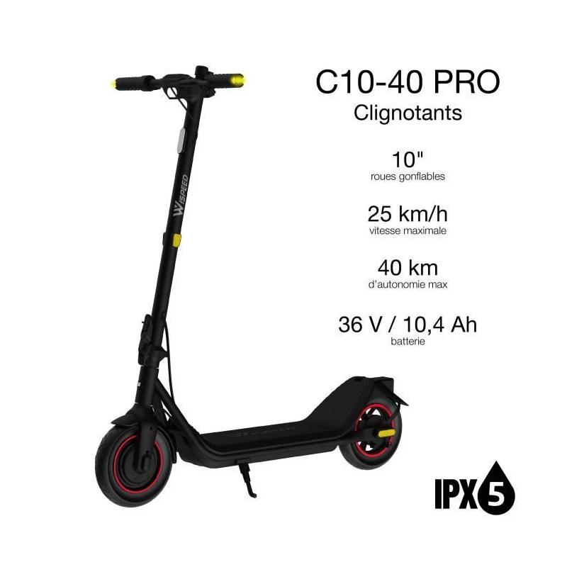 Wispeed Modele: trottinette électrique puissante