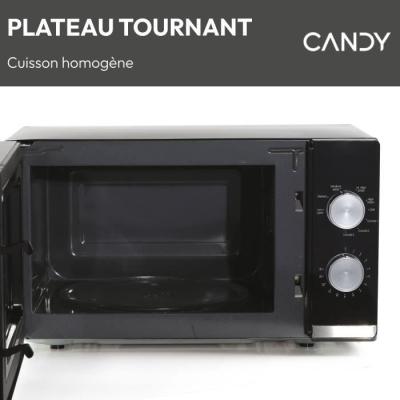 Micro-ondes Gril CANDY Moderna 20L 700W - UI mécanique 6 niveaux de puissance