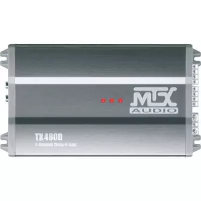 Ampli voiture MTX TX480D 4x120W RMS @2Ω - Ultra puissant et polyvalent Ampli voiture MTX TX480D 4x120W RMS @2Ω - Ultra puissant et polyvalent