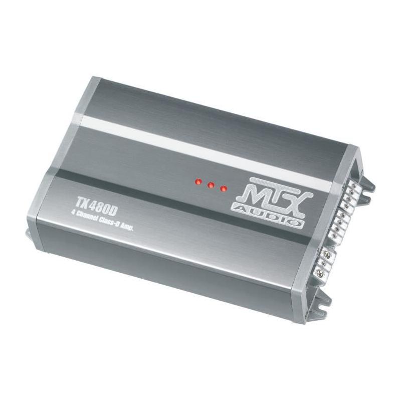Ampli voiture MTX TX480D 4x120W RMS @2Ω - Ultra puissant et polyvalent