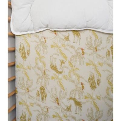 Drap housse jersey DOMIVA Honey Moon 60x120 cm - Coton extensible