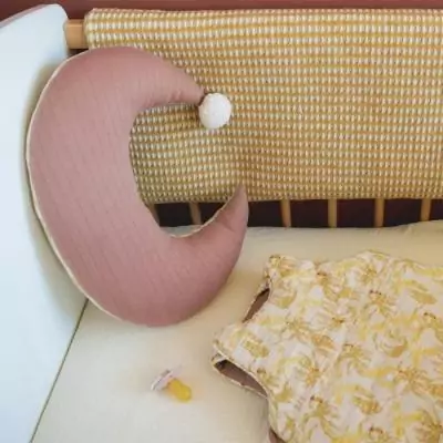 Coussin lune DOMIVA Honey Moon - 2 faces originales