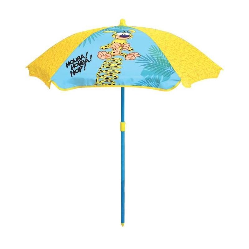 Salon de jardin enfant FUN HOUSE MARSUPILAMI Jaune: 2 chaises pliantes et parasol