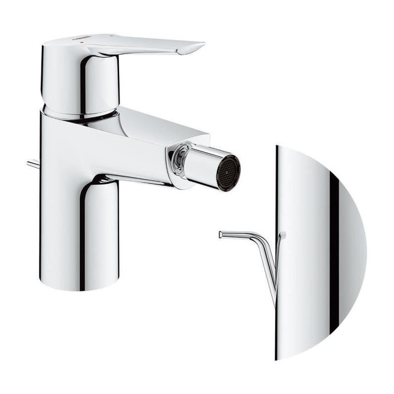 Robinet bidet design GROHE - Taille S - Métal gris