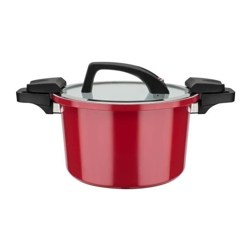 Cuiseur basse pression GSW 24 cm 6 L - Induction - Rouge