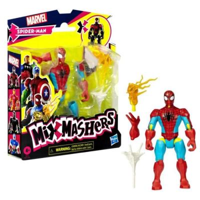 Figurine MixMashers SpiderMan 12 cm, personnalisable et combinable - Marvel