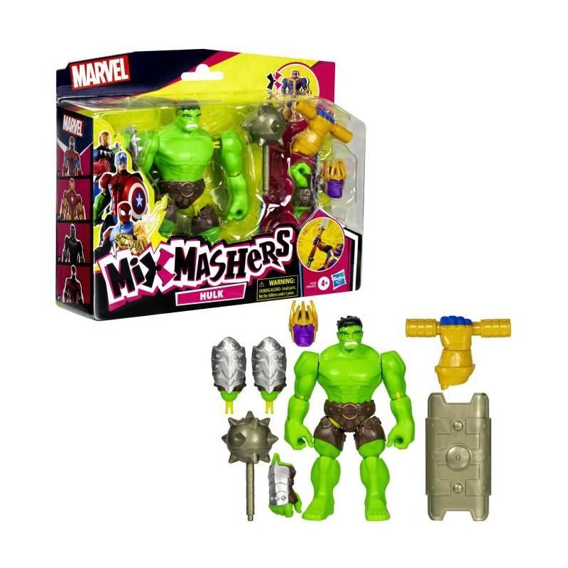 Figurine MixMashers Hulk Deluxe 12 cm - Personnalisable avec accessoires!