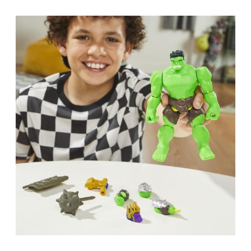 Figurine MixMashers Hulk Deluxe 12 cm - Personnalisable avec accessoires!