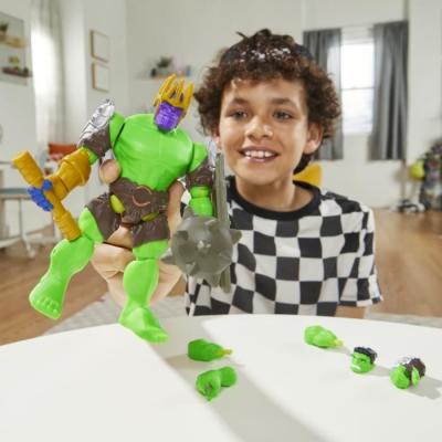 Figurine MixMashers Hulk Deluxe 12 cm - Personnalisable avec accessoires!