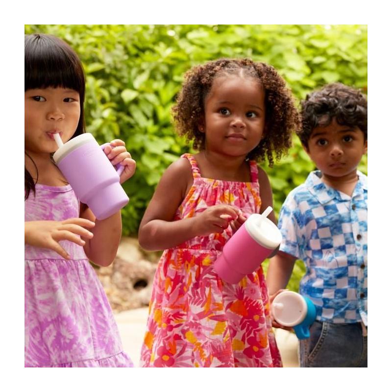 Tasse à bec INFANTINO en silicone - Mauve lila