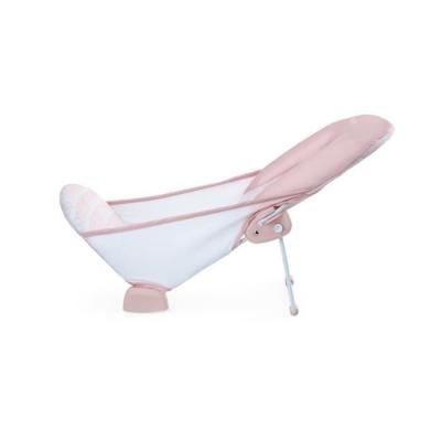 Transat de bain pliable rose pour bébé fille