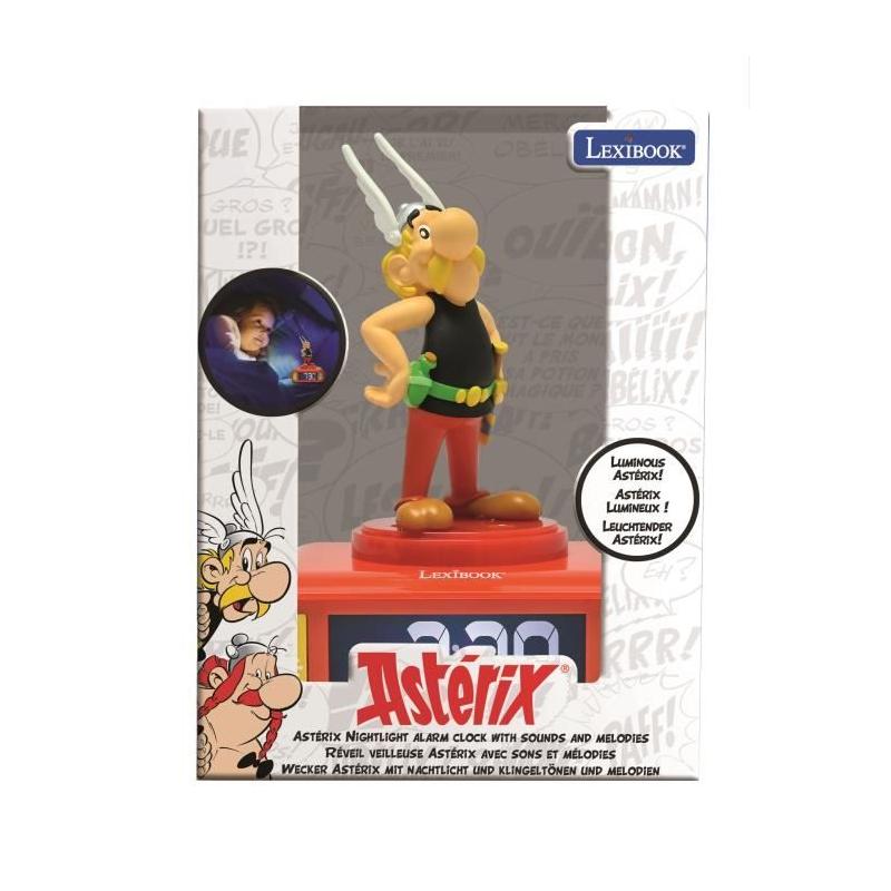 Réveil veilleuse digital Asterix 3D - Enfant