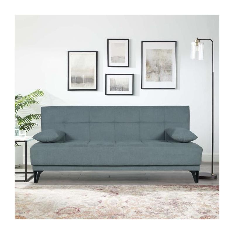 Banquette convertible 3 places LIMRA - Tissu menthe