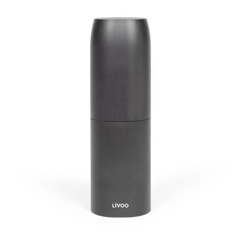 Moulin à épices électrique rechargeable avec meule céramique - LIVOO - Compact et pratique