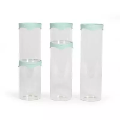 Lot de 5 bocaux de conservation élégants - LIVOO