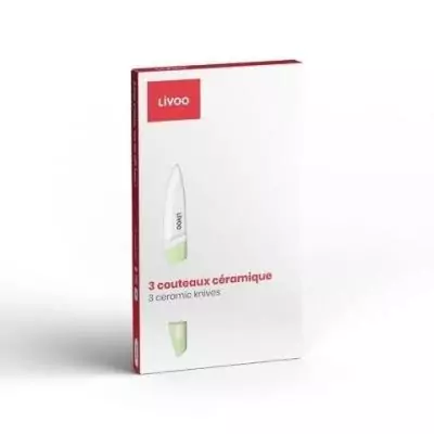 Ensemble de couteaux en céramique LIVOO - Pratique et tranchant