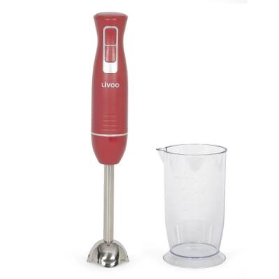 Mixeur plongeant DOP245R LIVOO - 400W - 2 vitesses - Bol 700ml