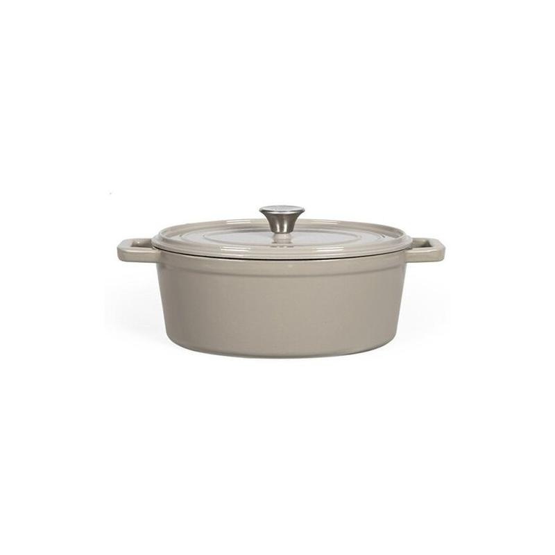 Cocotte ovale Livoo MEP129G - Gris: Cuisinez avec style!