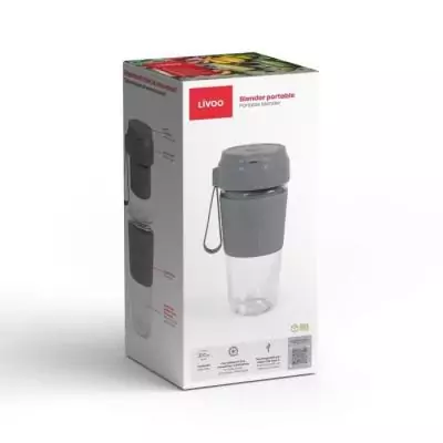 Mixeur portable LIVOO DOP248G - 300 ml - 40 W - 6 lames inox Mixeur portable LIVOO DOP248G - 300 ml - 40 W - 6 lames inox