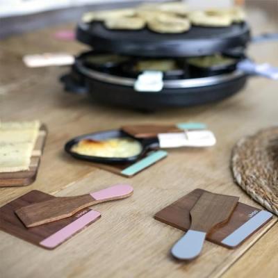 Ensemble de cuisine miniature avec 8 spatules + 8 planchettes bois