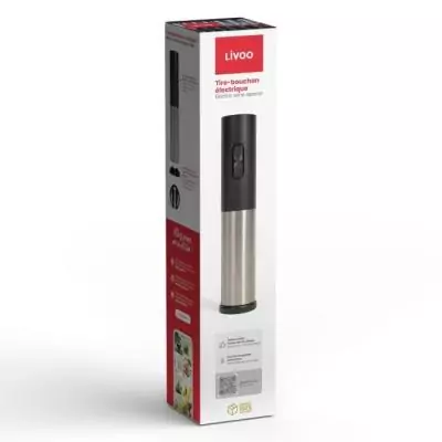 Tire-bouchon électrique universel - Ouverture facile - LIVOO Tire-bouchon électrique universel - Ouverture facile - LIVOO