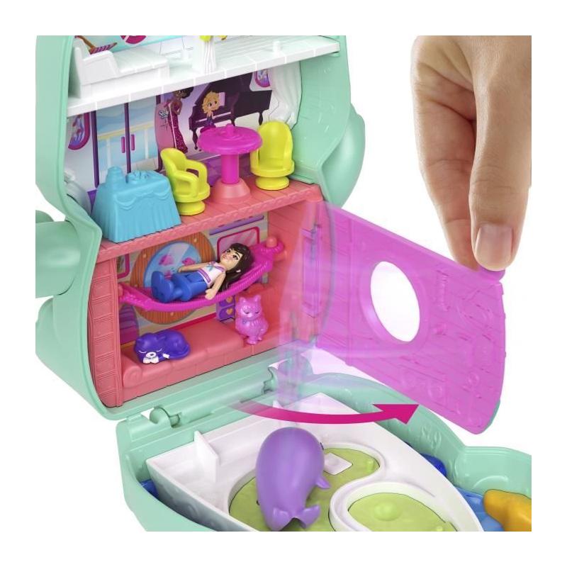 Polly Pocket Coffret Chaton Marin - Jouet De Voyage amusant !