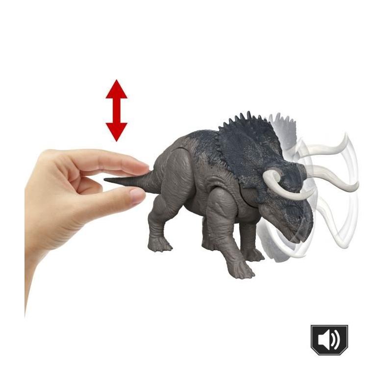 Figurine NASUTOCERATOPS SONORE : Un personnage miniature unique!