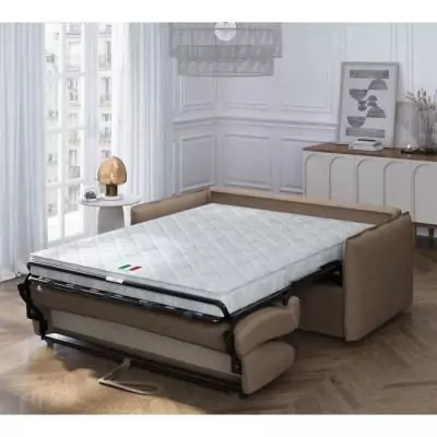 Canapé convertible express 3 places MYKONOS - Tissu Como 5 Antelope