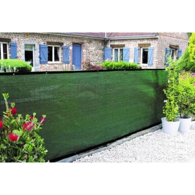 Brise-vue NATURE 1 x 3 m - Occultant 5/5 HDPE 350 g/m² - Vert kaki