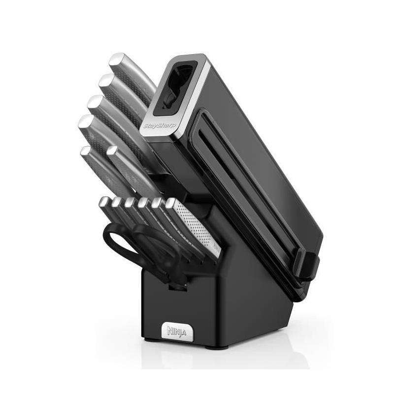 Ensemble de couteaux NINJA StaySharp pour une précision inoxydable