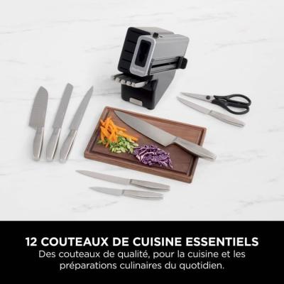 Ensemble de couteaux NINJA StaySharp pour une précision inoxydable