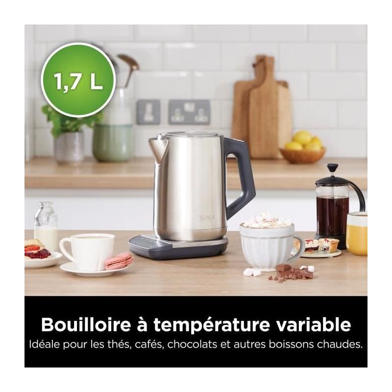 Bouilloire électrique NINJA 3000W - 1,7L Inox